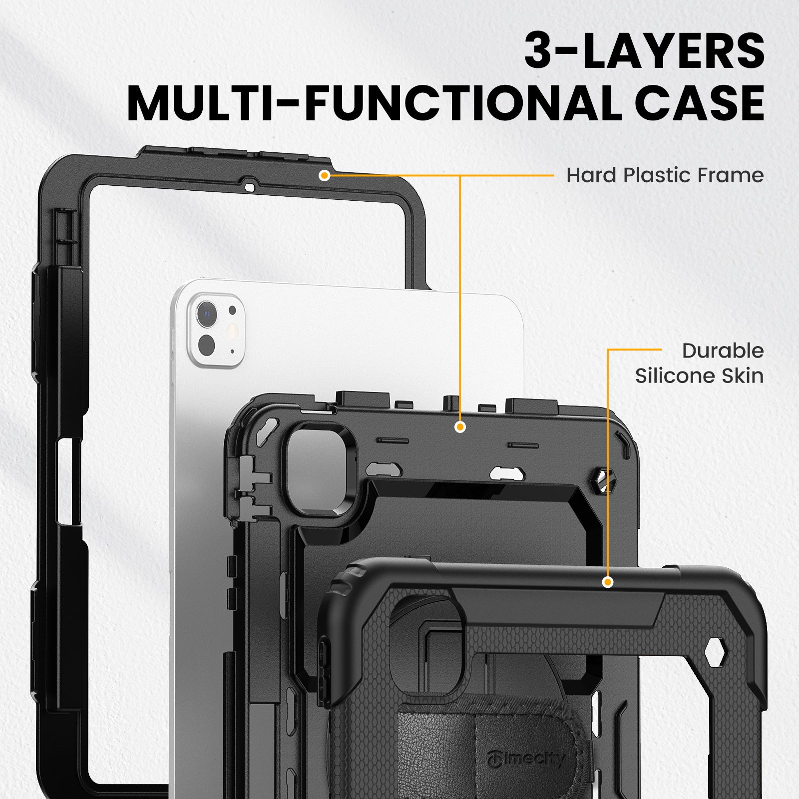 iPad Pro 13 Inch M4 Case 2024-Tough series-Timecity